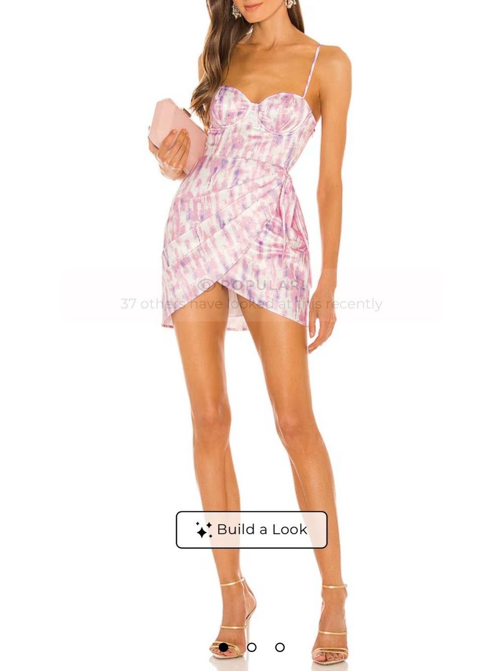 Michael Costello x REVOLVE Banks Mini Dress in Purple Pink Medium